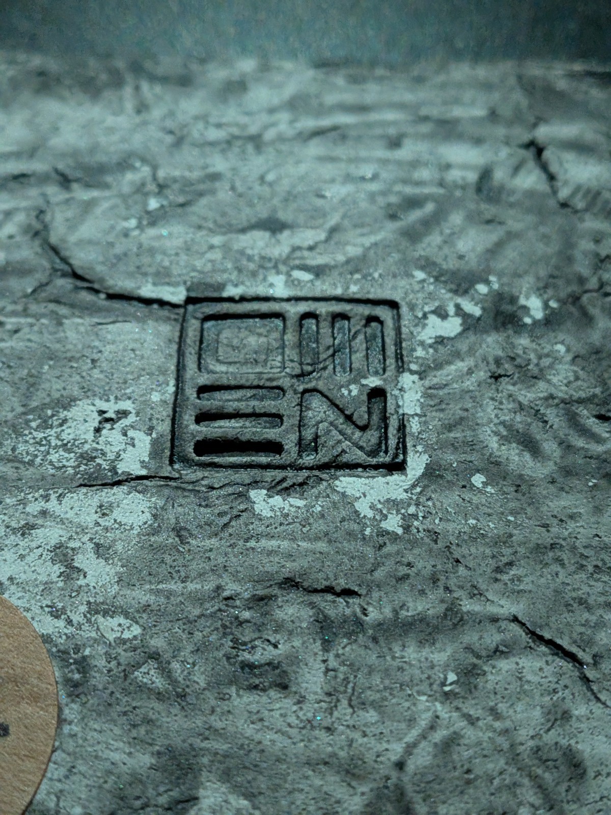 HIBAGON Clay Relief - Handmade Japanese Folklore Sculpture, Dark Copper, 10x10cm - Image 13