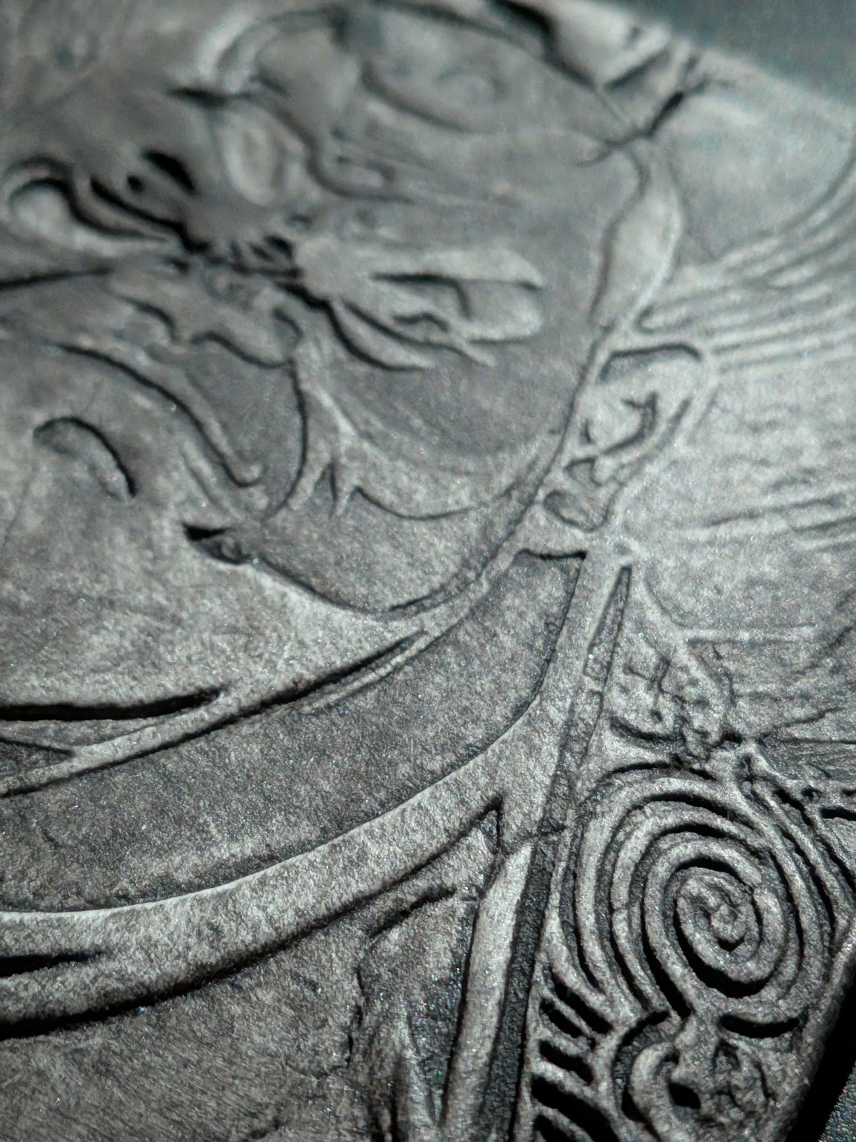 NIO GUARDIAN Clay Relief - Handmade Japanese Temple Sculpture, Grey, 10x10cm - Image 9