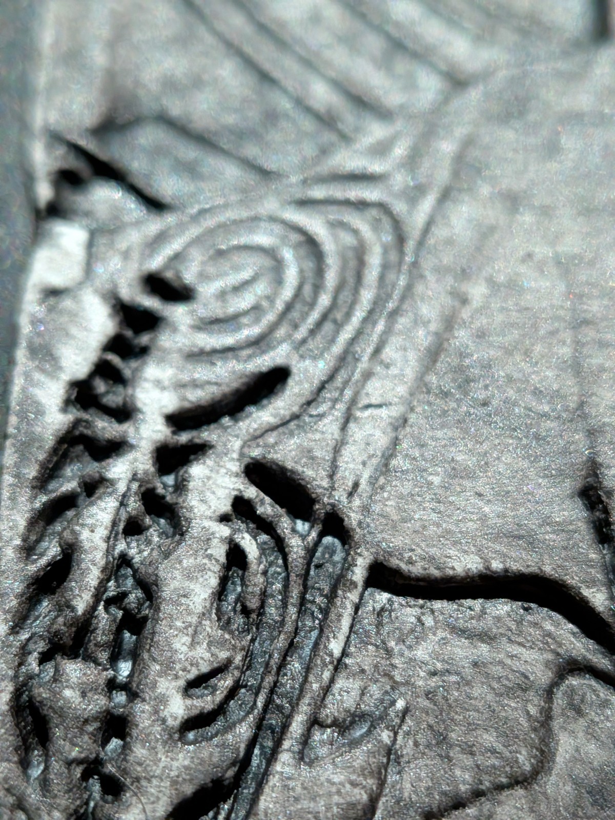 NIO GUARDIAN Clay Relief - Handmade Japanese Temple Sculpture, Grey, 10x10cm - Image 12