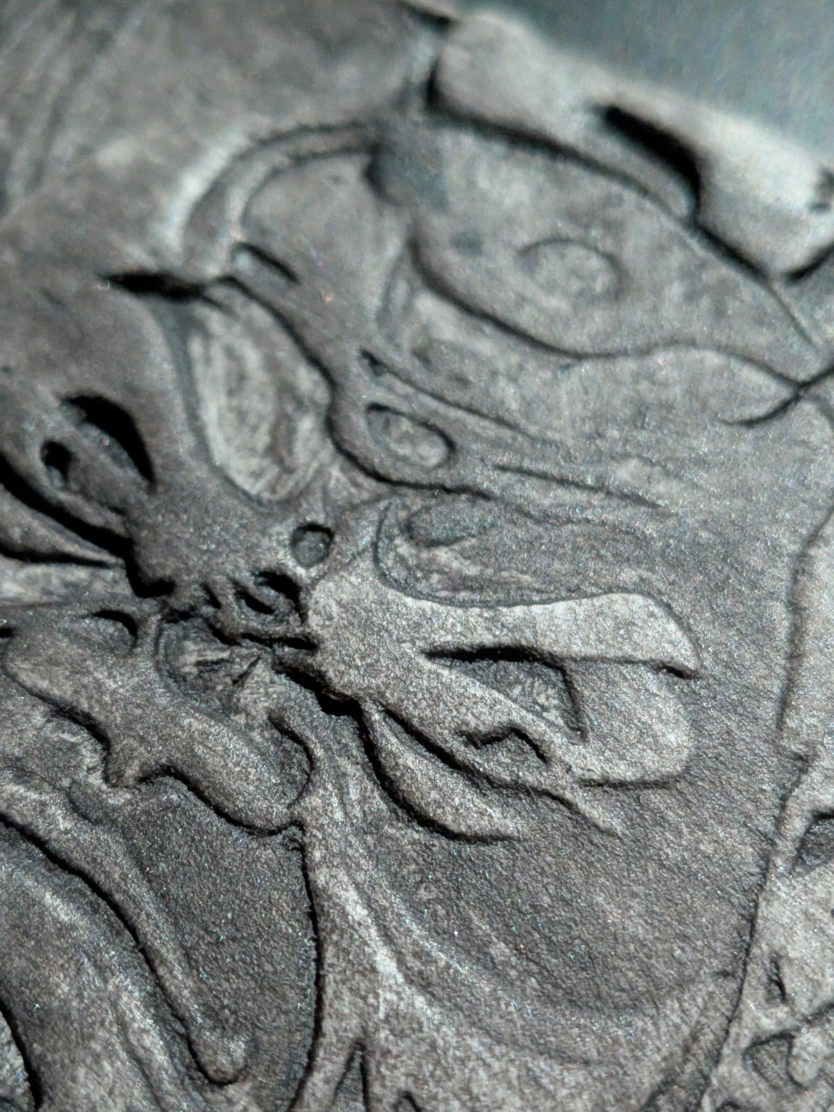 NIO GUARDIAN Clay Relief - Handmade Japanese Temple Sculpture, Grey, 10x10cm - Image 13