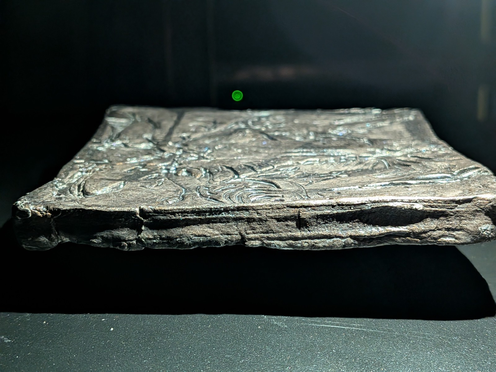 GASHADOKURO Clay Relief - Handmade Yokai Skeleton Sculpture, Dark Copper, 10x10cm - Image 19