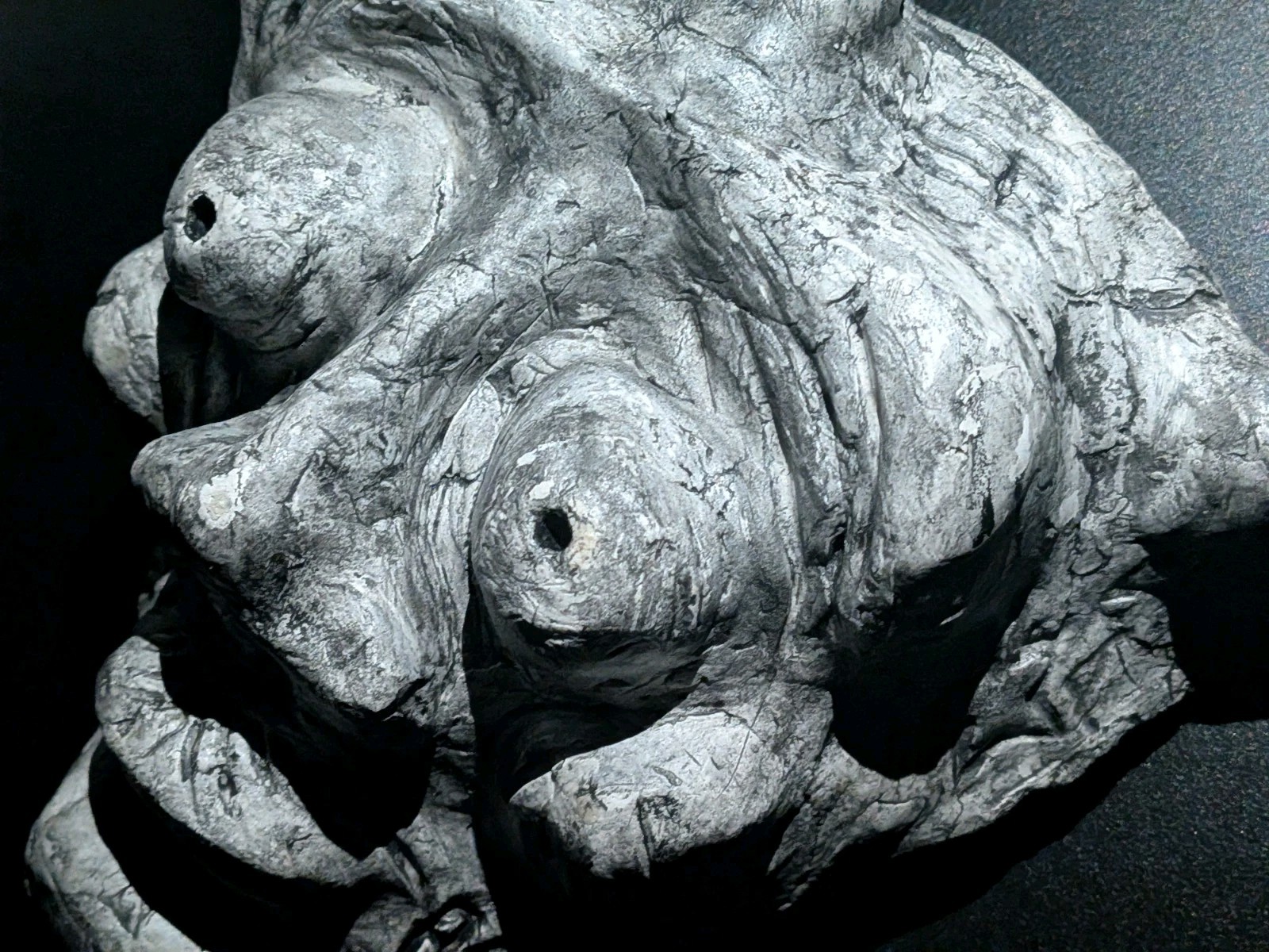 ONI KING Clay Demon Mask - Handmade Yokai Sculpture, Copper - Image 5