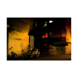 PARKED BIKES – Taipei Photography Postcard, Taiwan Travel Print
