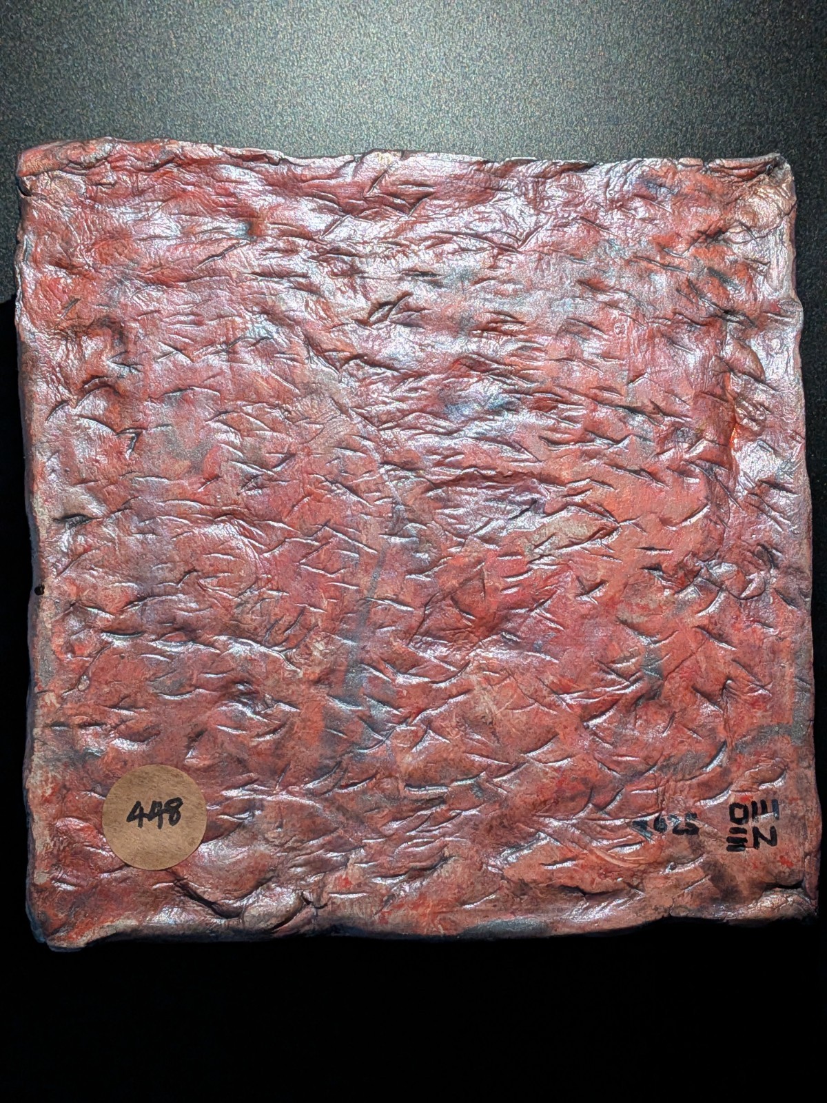 KATA STREET Clay Relief - Handmade Japanese Cityscape, Iridescent, 20x20cm - Image 2