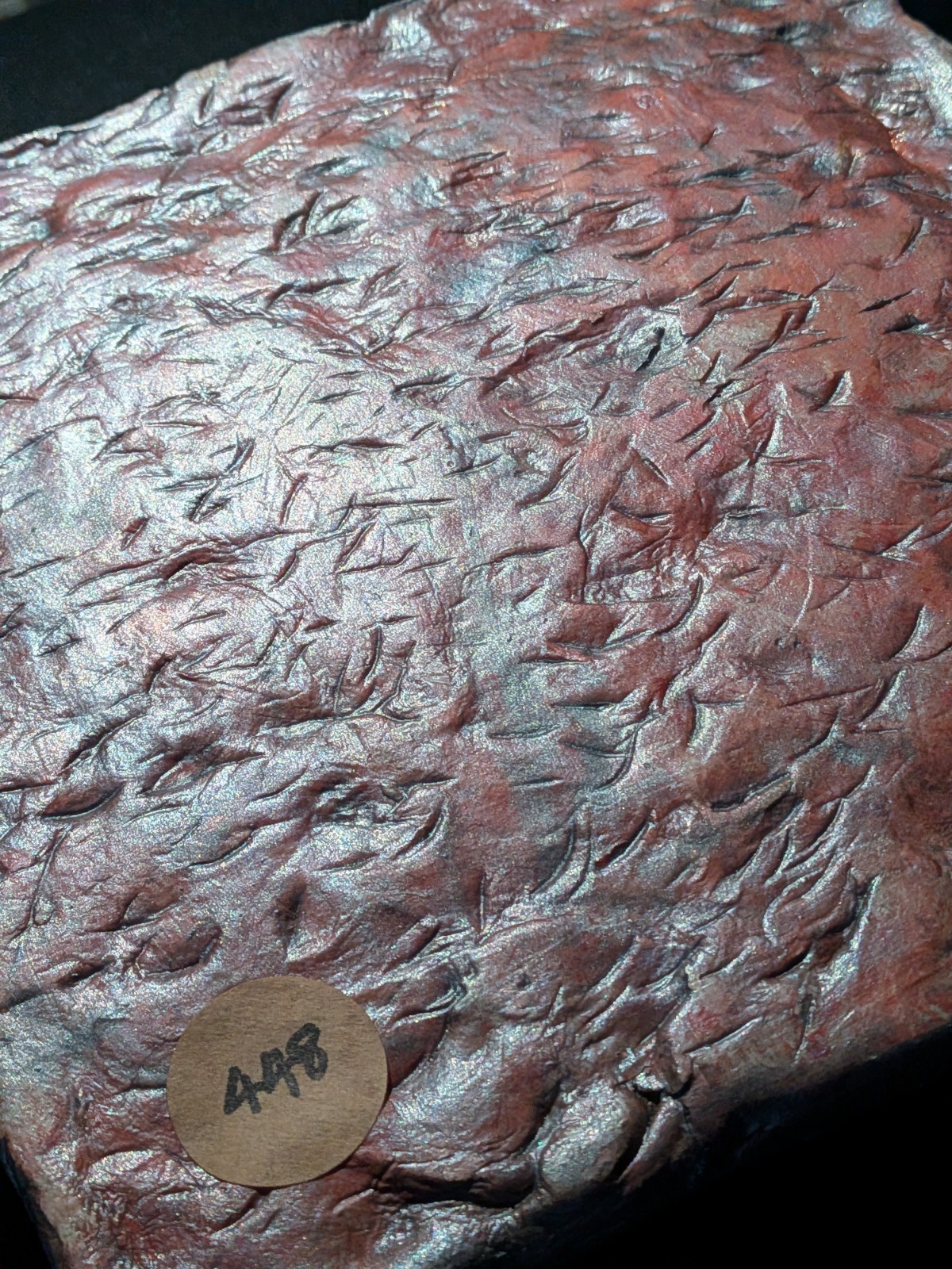 KATA STREET Clay Relief - Handmade Japanese Cityscape, Iridescent, 20x20cm - Image 13