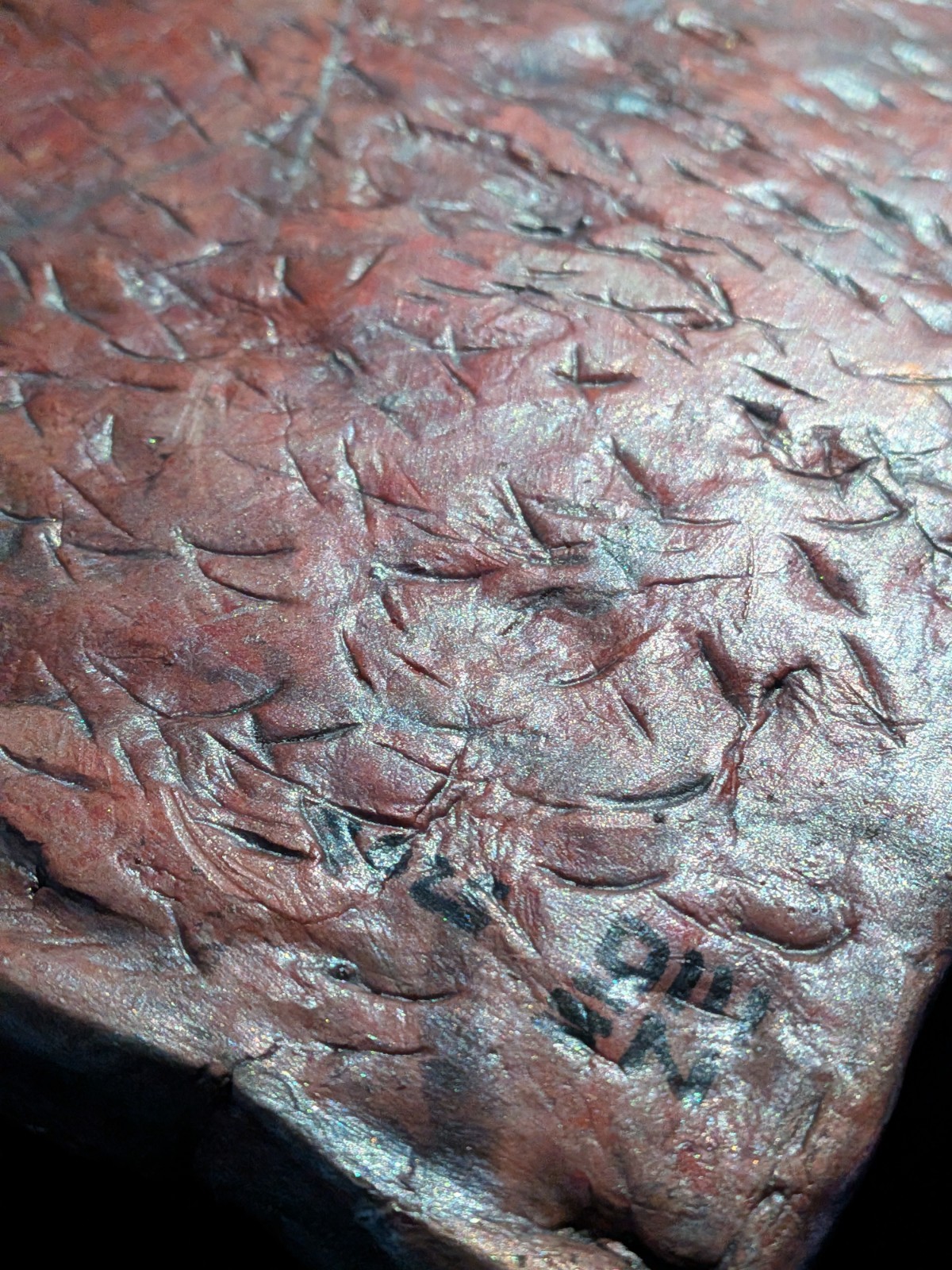 KATA STREET Clay Relief - Handmade Japanese Cityscape, Iridescent, 20x20cm - Image 14