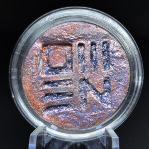 COLD BLOOM Coin [CDB V01] - Handmade Clay, Violet, Limited Edition, 27mm