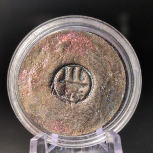 PELAGO Coin [PLG I01] - Handmade Clay, Bronze/Iridescent, Limited Edition, 27mm