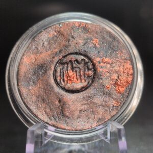 SLAG VEIN Coin [SVN C01] - Handmade Clay, Copper/Iridescent, Limited Edition, 27mm