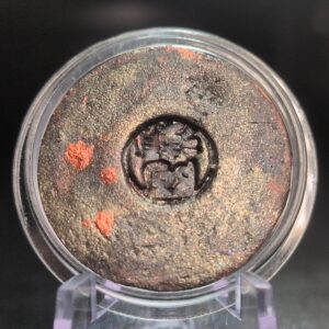 CARBON SHARD Coin [CSD C01] - Handmade Clay, Charcoal, Limited Edition, 27mm