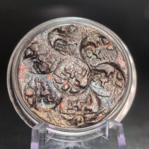 HANKO RELIC Coin [HNK T01] - Handmade Clay, Terracotta, Limited Edition, 27mm