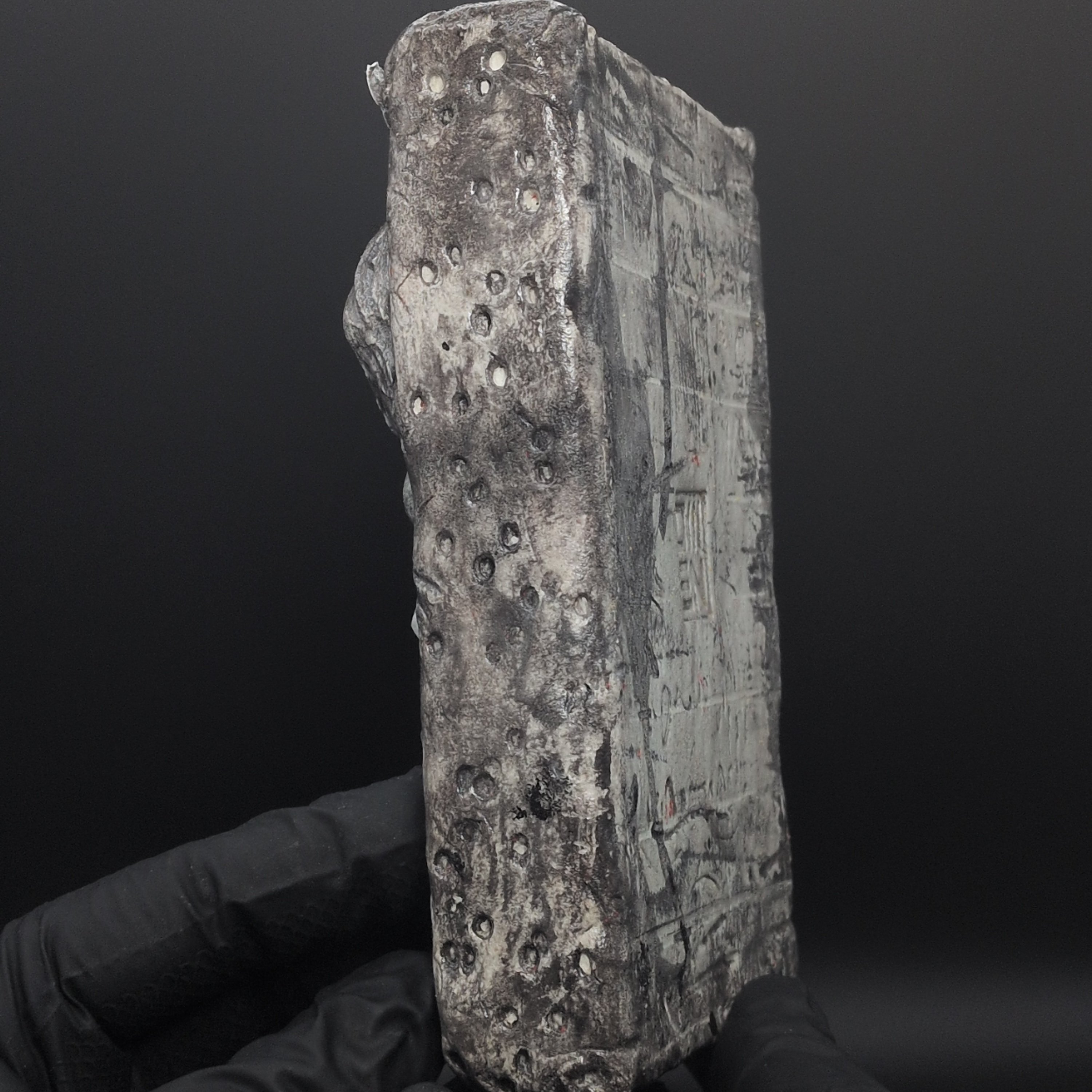 SPIRIT EFFIGY - Handmade Japanese Clay Sculpture, Tarnished Silver, Ashen Elder - Image 4